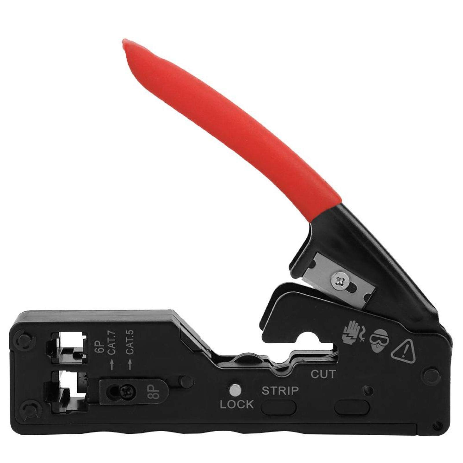 Sertisseuse de réseau pince de coupe RJ45 dénudeur Cat-5 Cat-6 rouge