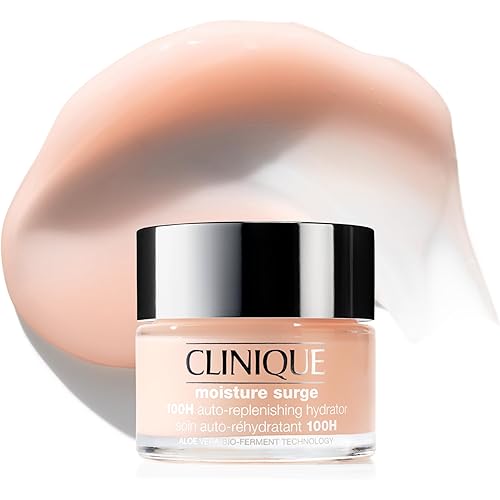 Clinique Moisture Surge 100H Auto-Replenishing Hydrator Oil Free Face Moisturizer | With Hyaluronic Acid, Aloe Bioferment and Vitamins C + E | For All Skin Types | Hydrating + Moisturizing
