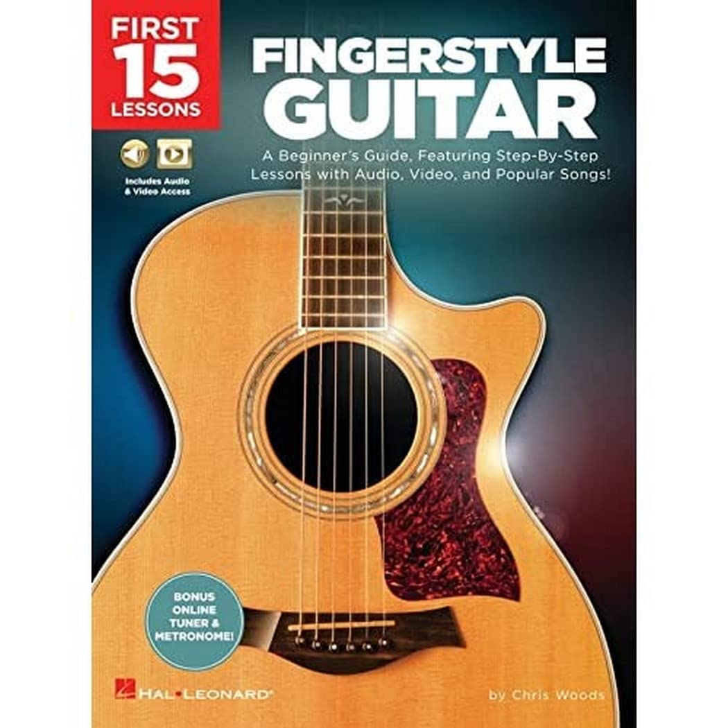First 15 Lessons - Fingerstyle Guitar. (Hal Leonard)