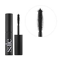 Vista 2 de Saie Mini Máscara 101 - Máscara para alargamiento de pestañas para pestañas gruesas, audaces y levantadas - Fórmula de maquillaje de ojos