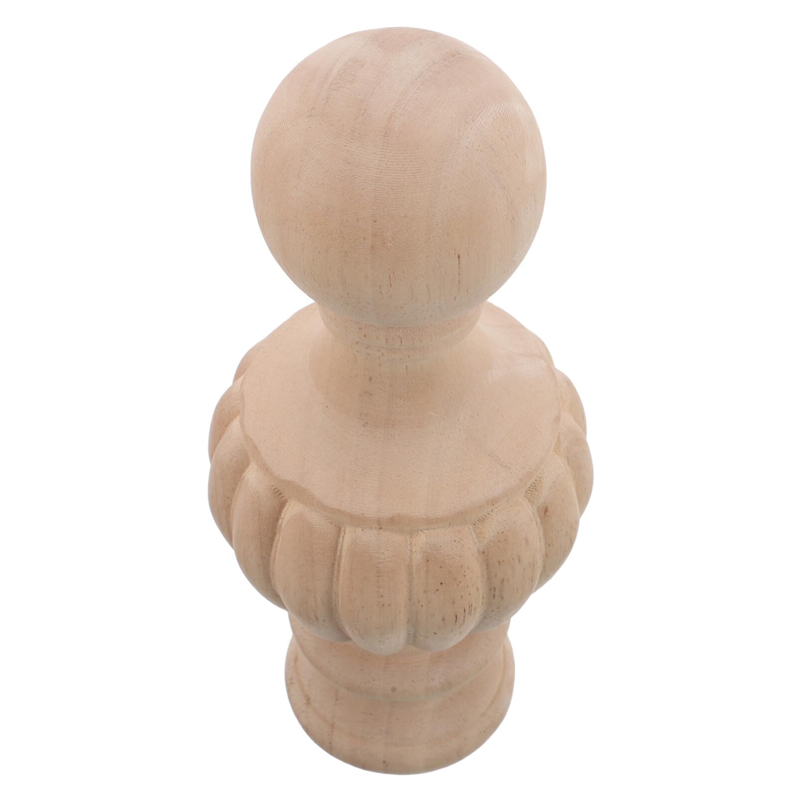 Embouts en bois beige UKCOCO pour bases de vase et artisanat intérieur