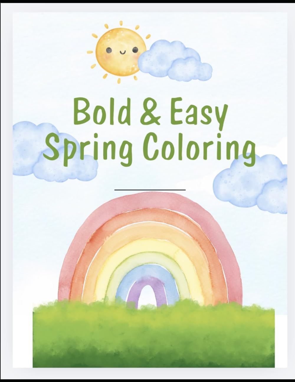 Bold & Easy Spring Coloring Book