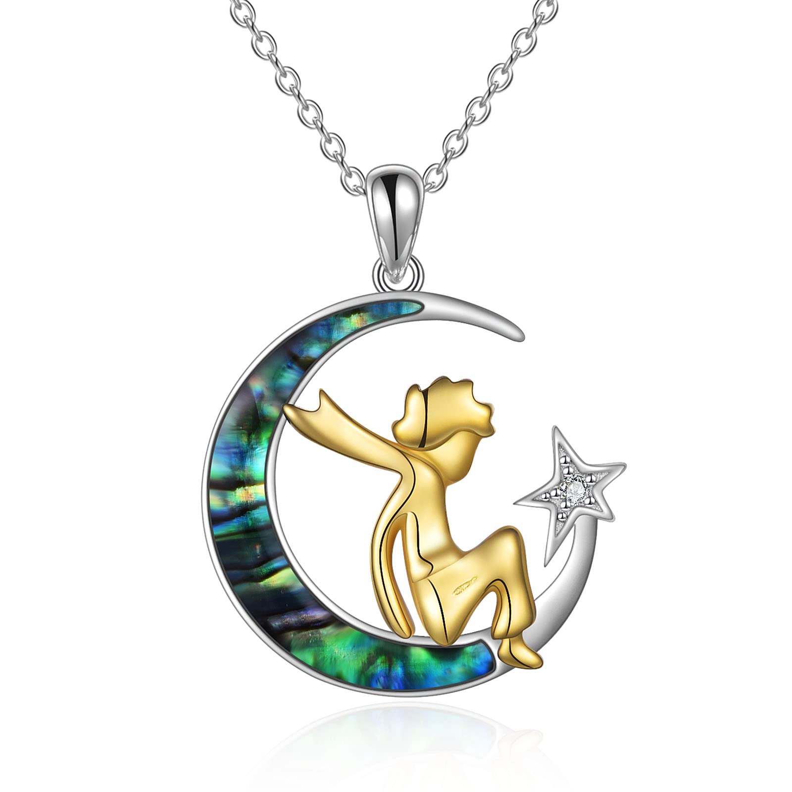 VONALA Sterling Silver Pendant Necklace Jewellery Gifts for Women Girls