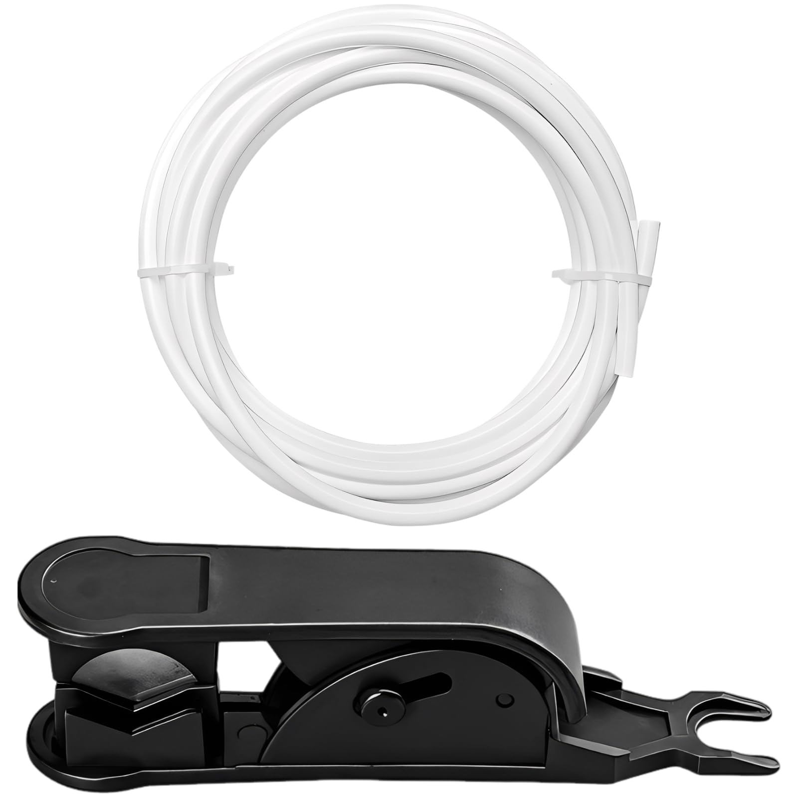 49,2 ft Wasserzulaufrohr-Set, Kühlschrank-Wasserleitungs-Set mit kompletten Anschluss-Teilen, Wasserleitungs-Set für Eisbereiter und Kühlschrank, für Küche und Haushalt, einfache Montage
