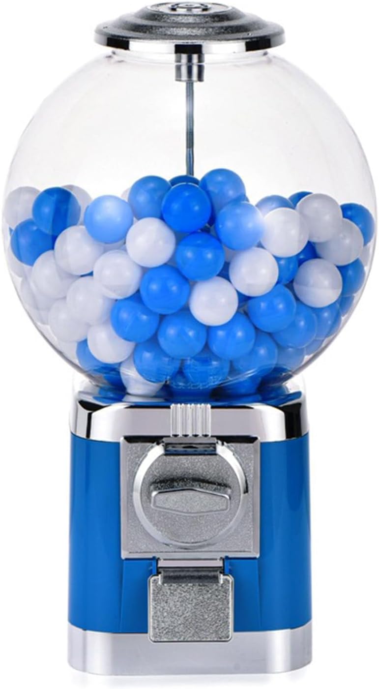 18" Candy Gumball Vending Machine - Automatic Toy Capsule Dispenser for Game & Retail Stores, 0.39-1.26" Gumball Size, Fun Blue Design, Perfect for Kids & Parties