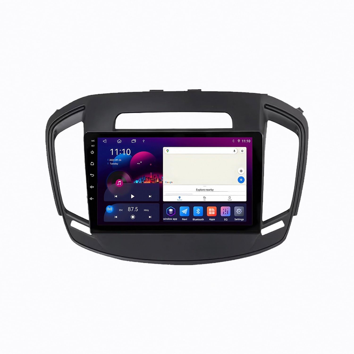 Autoradio Gps Navigation 2 Din per Buick Regal 2013-2017 Wireless Carplay Android Auto Stereo Auto Bluetooth Ips con Pantalla Táctil con Gps, 4 Nucleo 4G+64G
