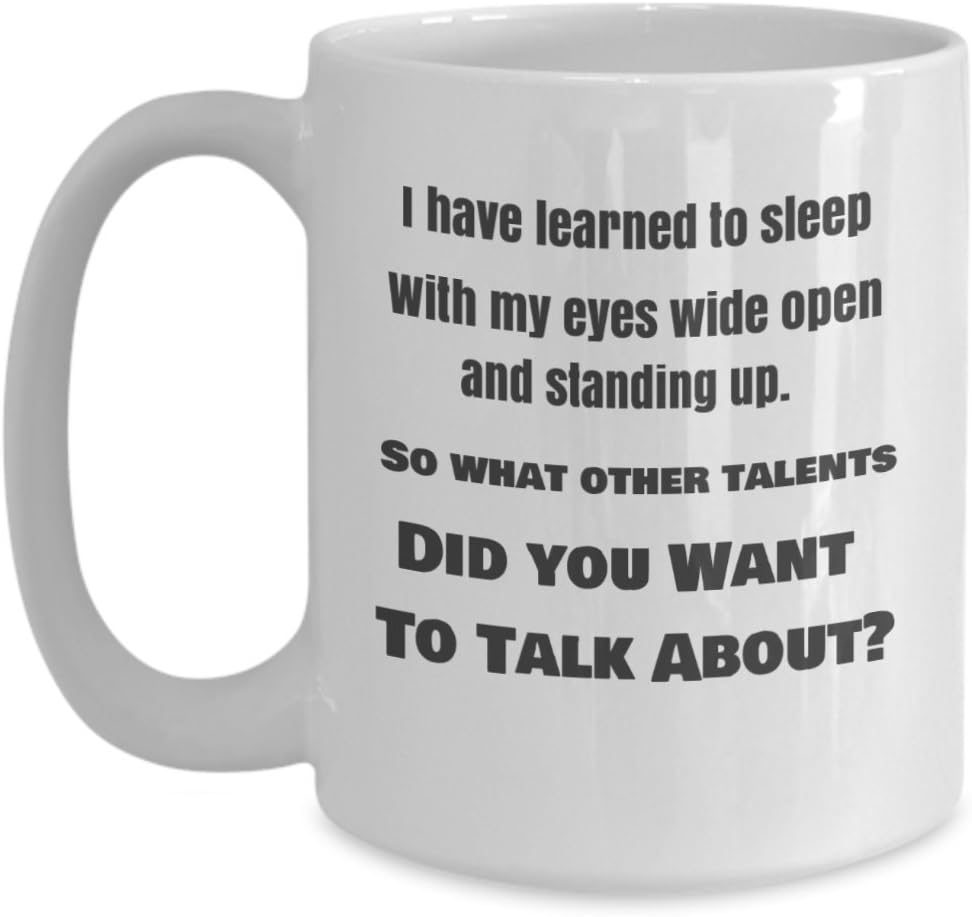 I Have Learned to Sleep with My Eyes Wide Open and Standing