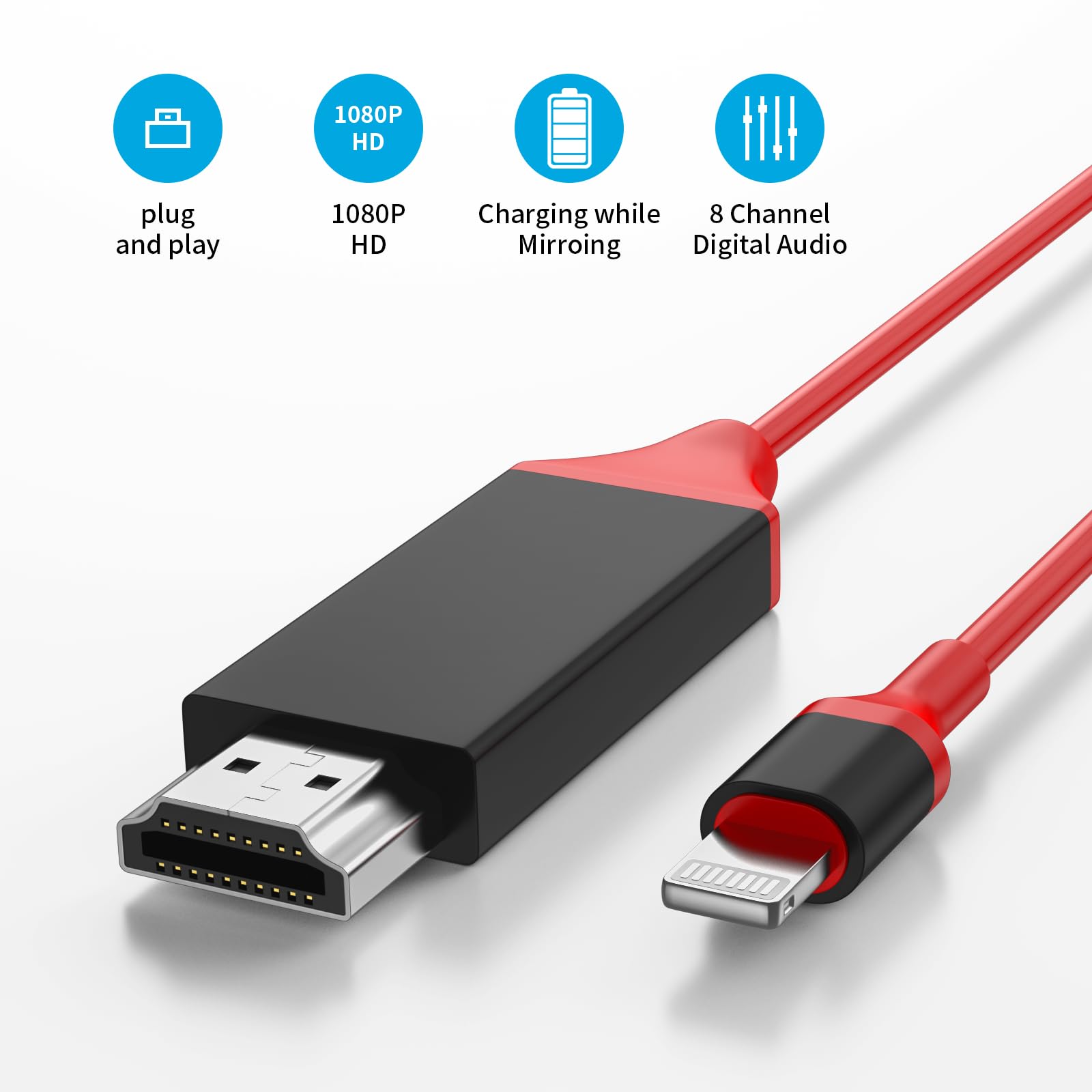 Amazon.com: [Apple MFi Certified] Lightning to HDMI Adapter for