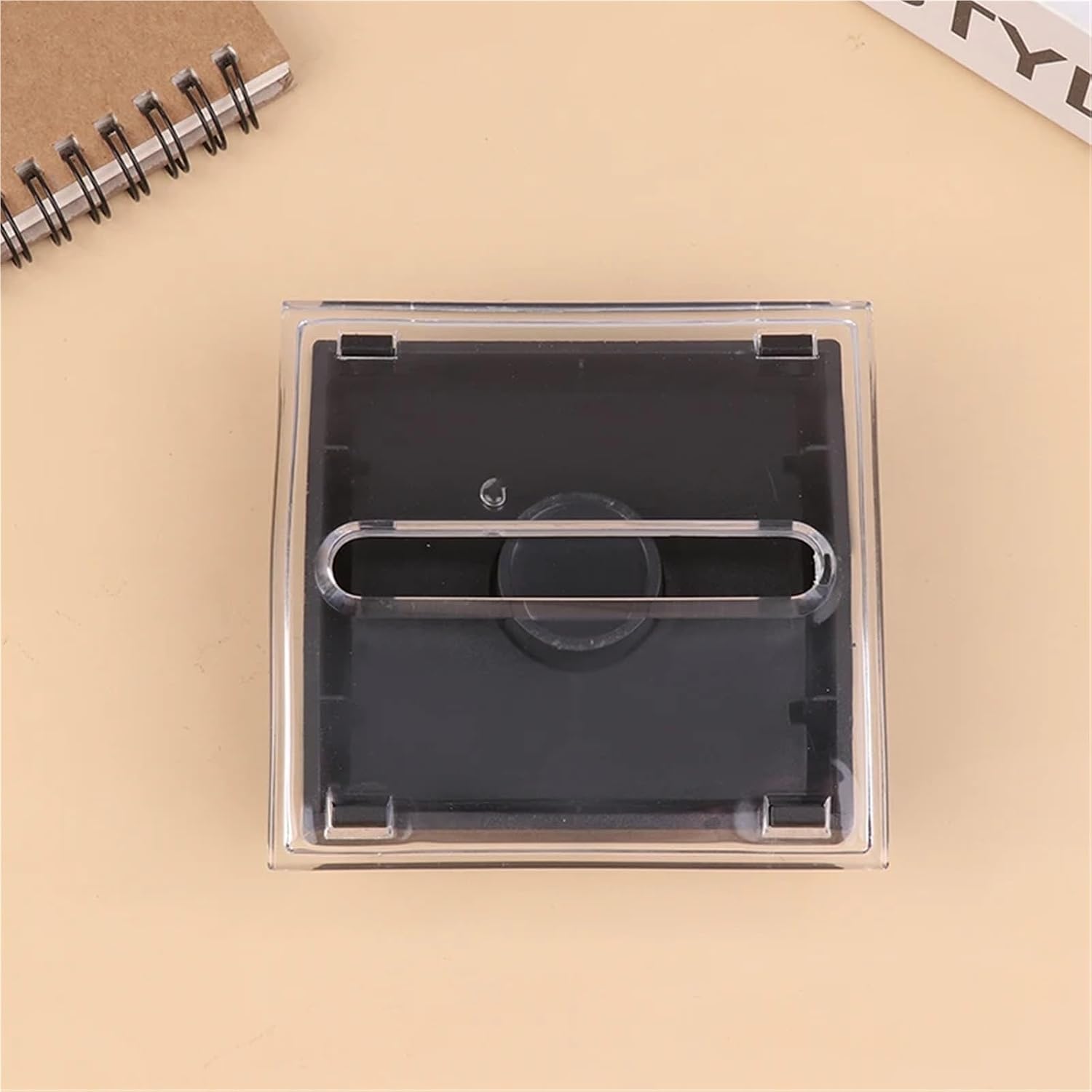 3pcs Sticky Note Holder Clear Color Acrylic Notes Dispenser Organizer For Desk Supplies Classroom