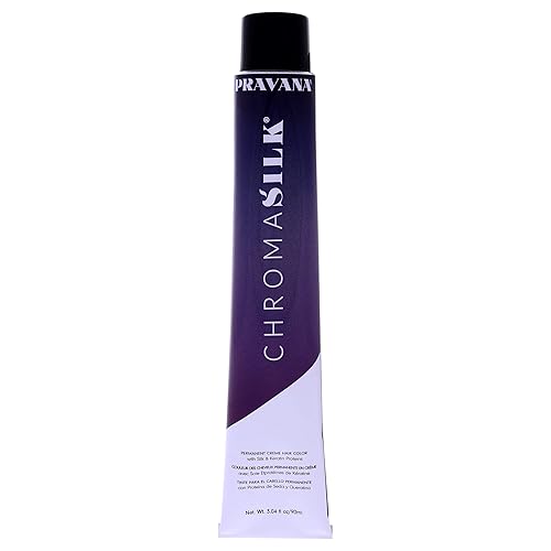 Miniatura 2 de PRAVANA ChromaSilk Crema de color para el cabello con proteína de seda y queratina 911 rubio ceniza muy claro e intenso