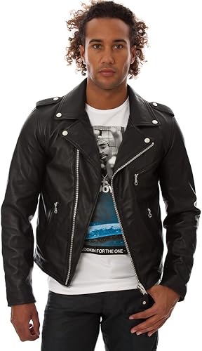 Schott Lc1140 - Chaqueta de piel para hombre, color negro : Ropa, Zapatos y  Joyería - Amazon.com