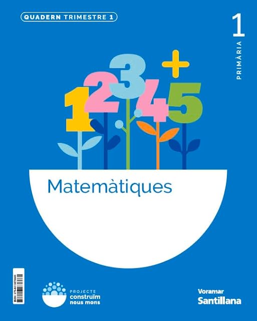 Portada de Quadern Matemàtiques 1-1º Prmaria Comunitat Va