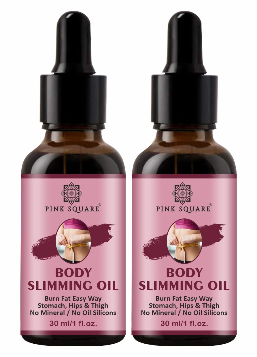 Pink Square Green Tea & Garcinia Extract Natural Body Fat Slimming Oil To Loss Weight Pack of 2 of 30ML(60ML)-image-17