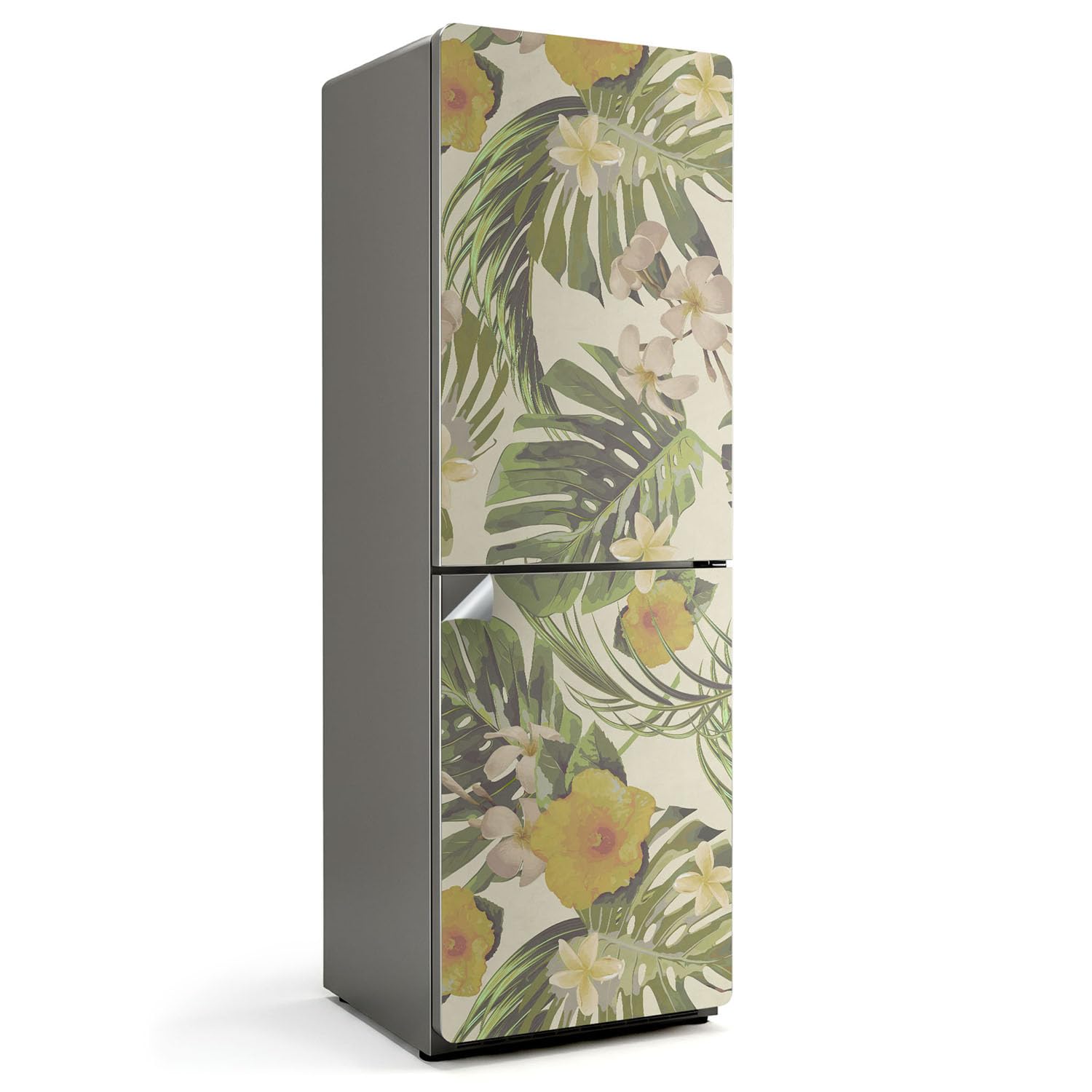 Sticker frigo 60x180 cm à motif jungle pour transformer l'ambiance de la cuisine