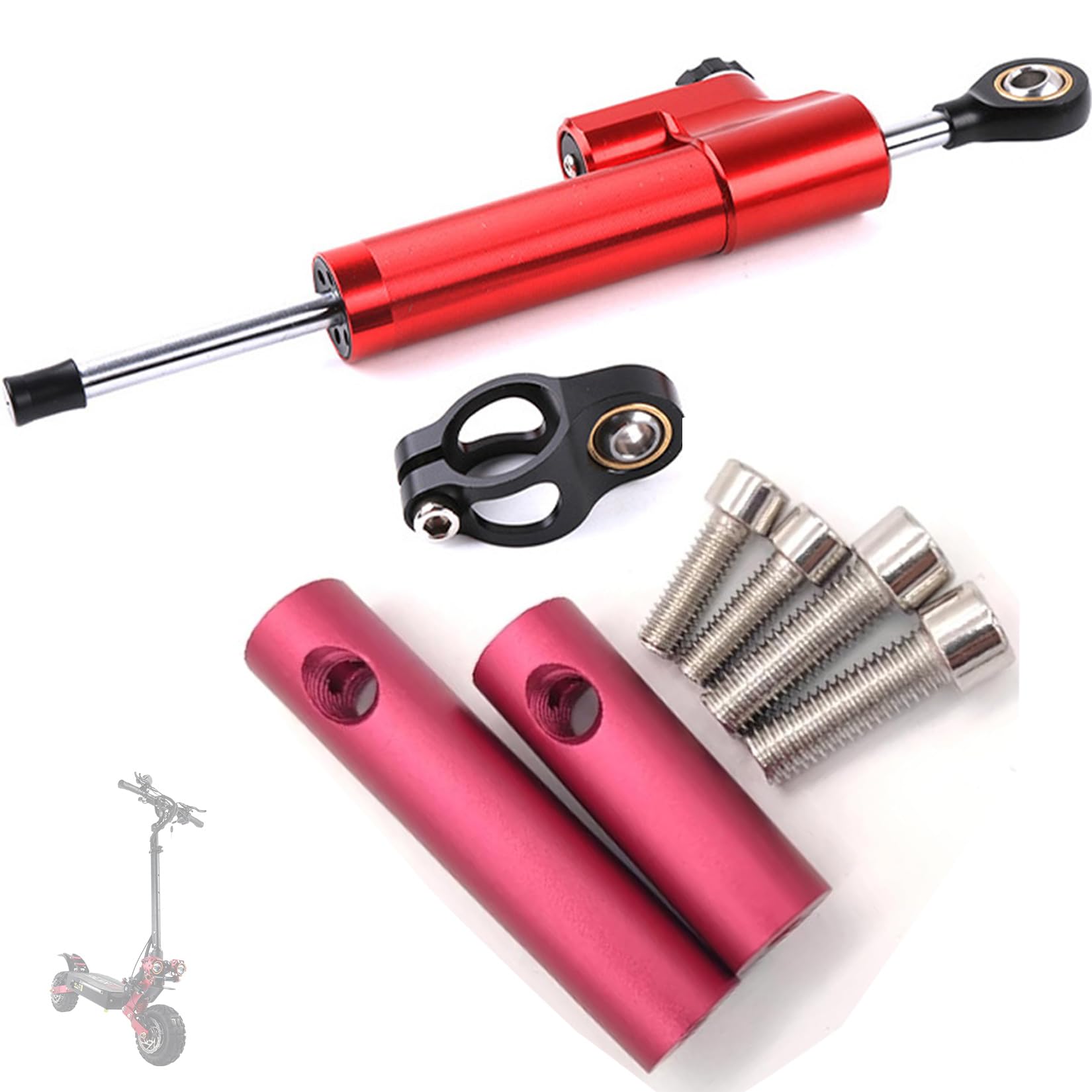 Electric Scooter Directional Steering Damper Bracket for Inxing V5 Aluminum Damper Modification Parts Stability steering damper motorcycle motorcycle steering damper scooter steering damper