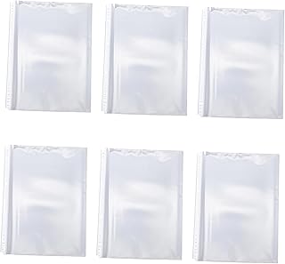 TEHAUX 100 Peças Dentro Da Pasta Protetores De Página A4 Pasta De Arquivo Mangas Organização Protetores De Papel De Carregamento Superior Bolsos De Pasta Pastas De Plástico Transparente
