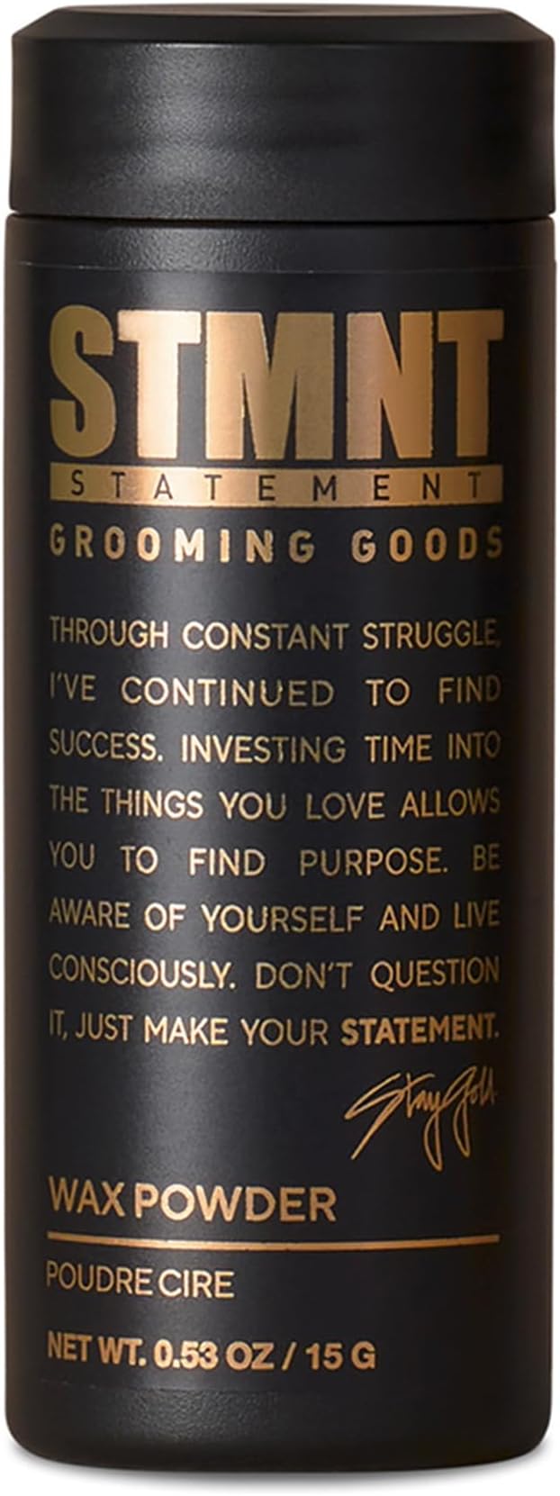 STMNT Grooming Goods Wax Powder, 15g | Semi-Matte Finish | Added Grip and Volume | Medium Control | Easy To Wash Out | Fuller Feeling Hair