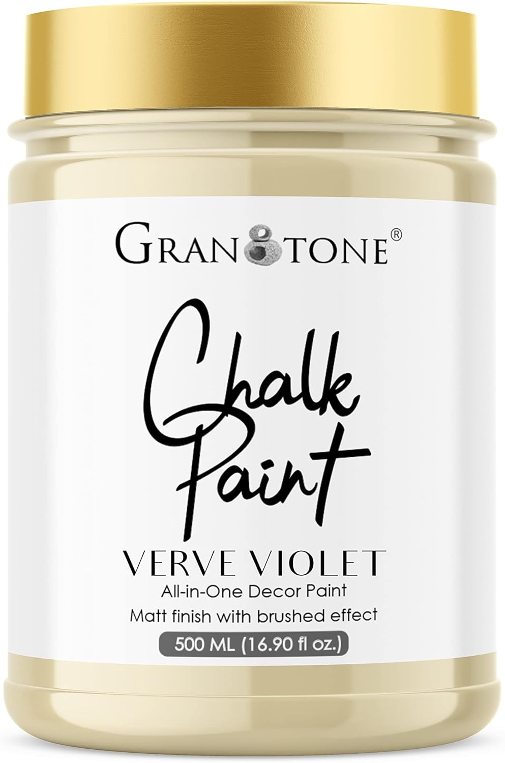 GRANOTONE Chalk Paint Multipack 500 ML | Eco Friendly Matt Finish Acrylic Paint for Furniture Home Décor DIY Wood Metal Fabric