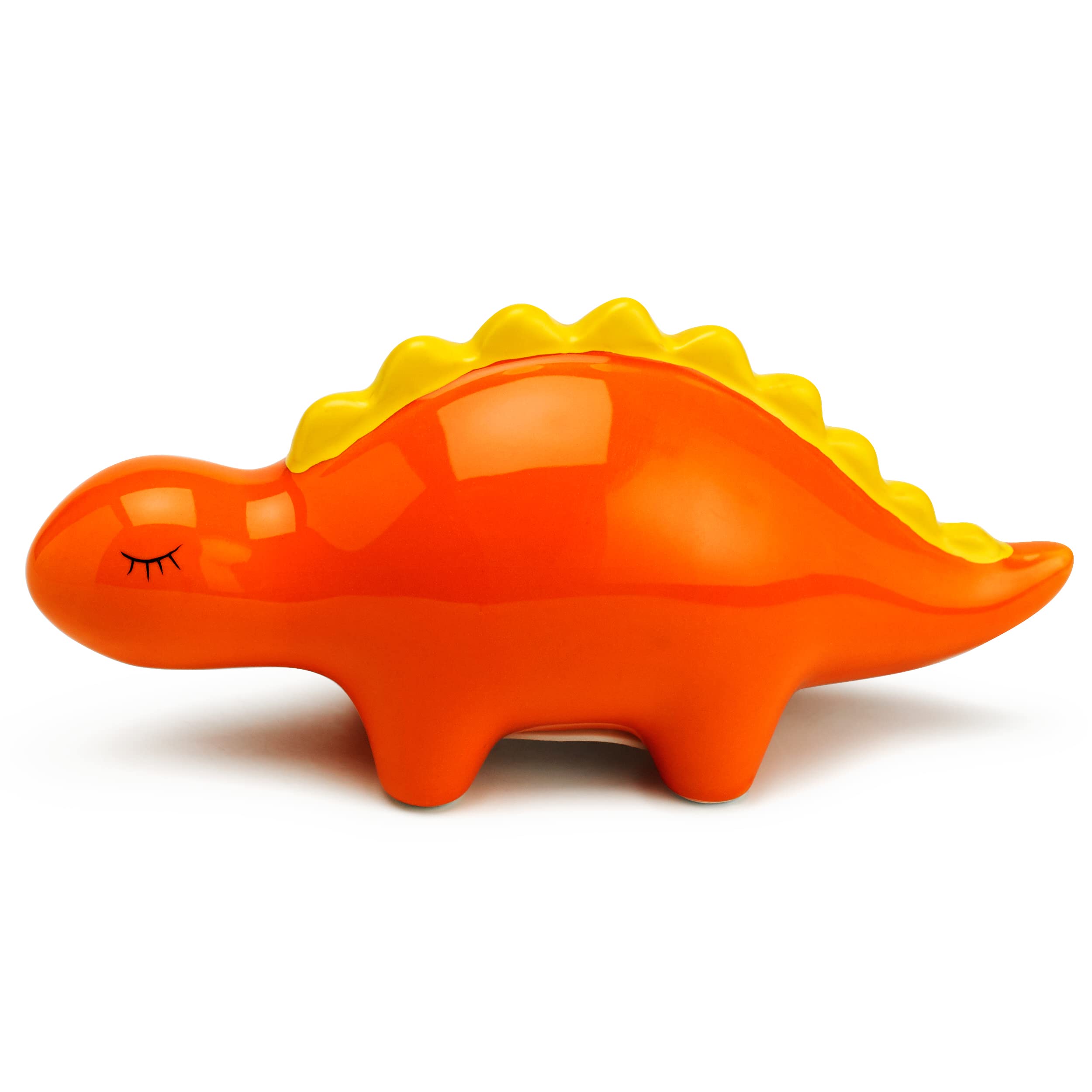 Mousehouse Gifts Boys Orange - Stegosaurus Piggy Bank, Dinosaur Money Box For And Girls