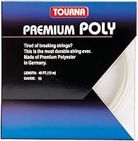 Vista 6 de Cuerda de tenis duradera de poliéster prémium Tourna