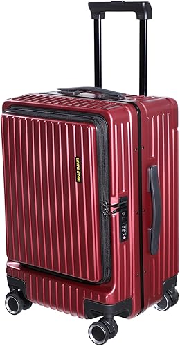 Miniatura 2 de S Unite Star 20 Inch Carry On Luggage with Front Laptop Pocket, Lightweight Hardshell ABS+PC+Aluminum Frame Suitcase with TSA Lock, 360 Spinner