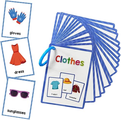 Miniatura 1 de Lachilly Tarjetas didácticas de aprendizaje de 12 temas, palabras de alta frecuencia, lectura inicial, jardín de infantes a primer grado, materiales