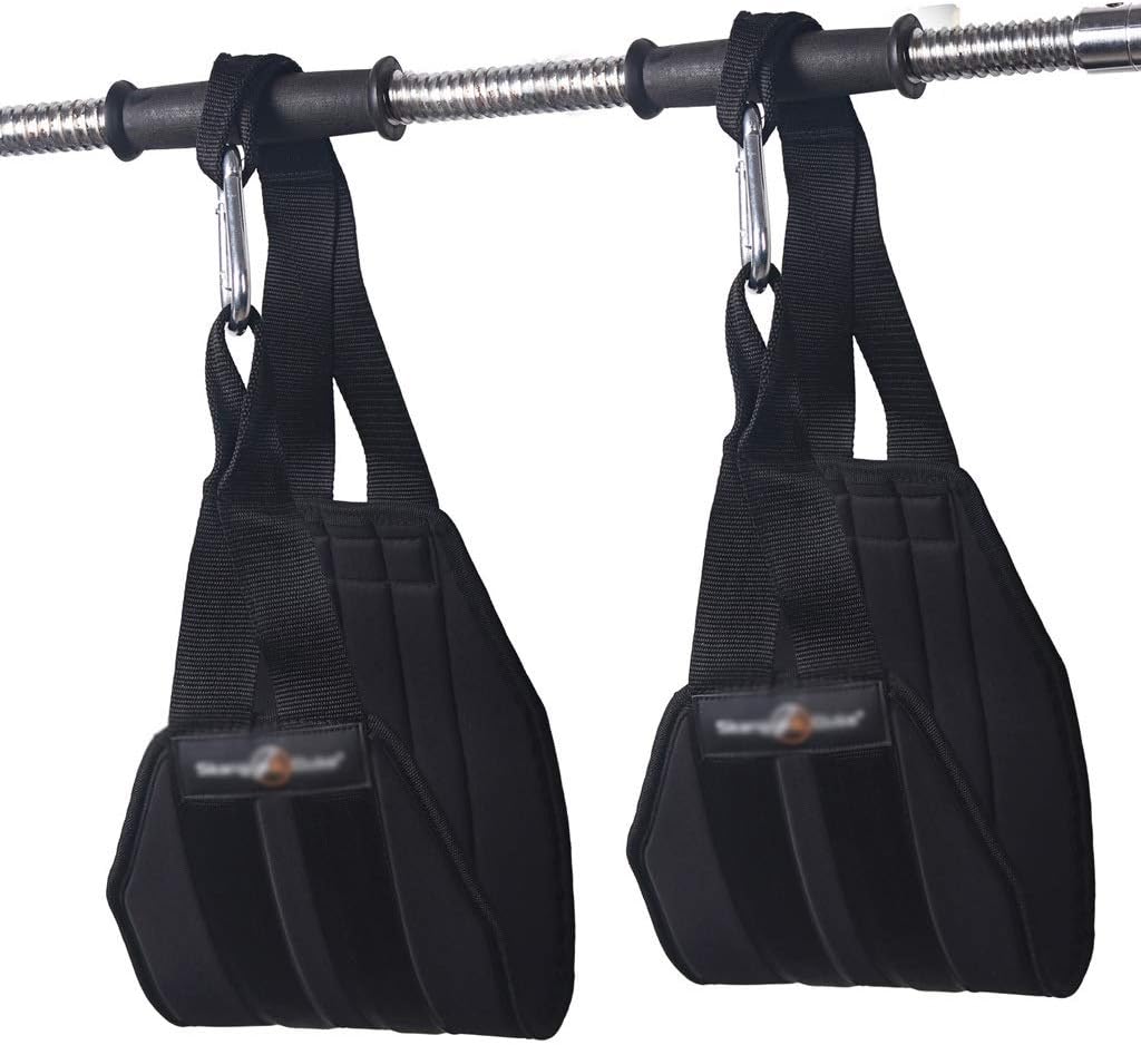 Fitness AB Sling Straps Abdominal Hanging Belt Chin-Up Bar Pullup Heavy Duty Muscle Training Support Belt Hanging Training Strap