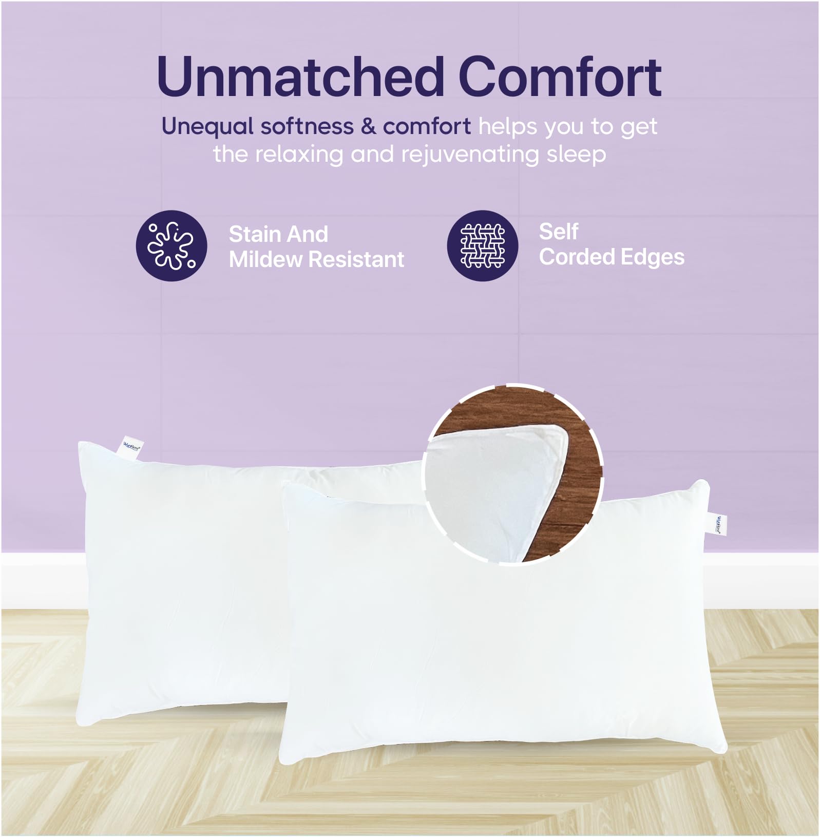 Amazon.com: Wynrest Hotel Gel Fiber Pillow 100% Direct | Pillow 