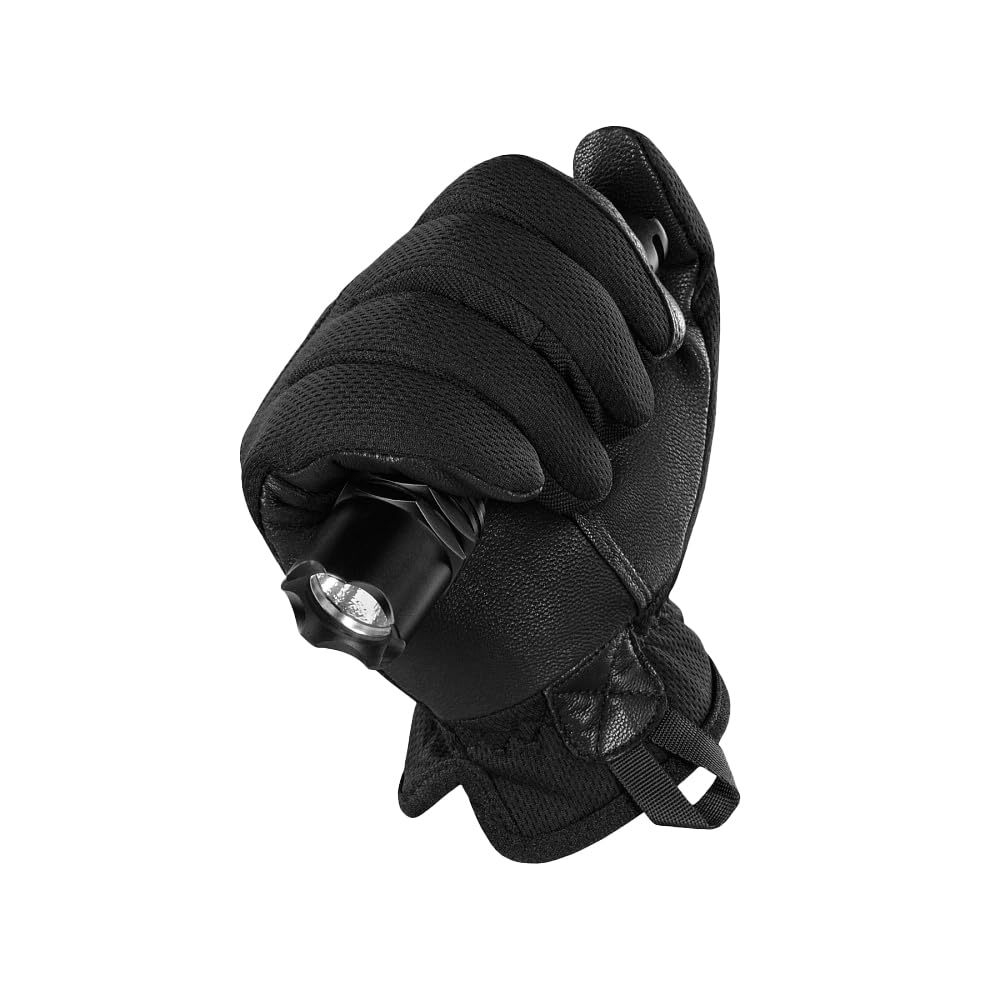 M-Tac Guanti tattici Scout Tactical Mk.2 - Pelle & Sintetico, antiscivolo, traspiranti, caldi, resistenti, per attività all'aperto, tiro e militari, colore nero, M
