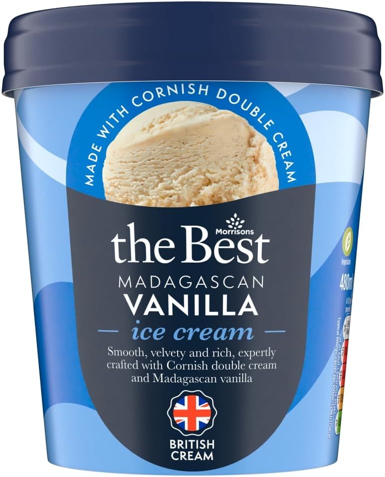 Morrisons The Best Vanilla Ice Cream 480ml