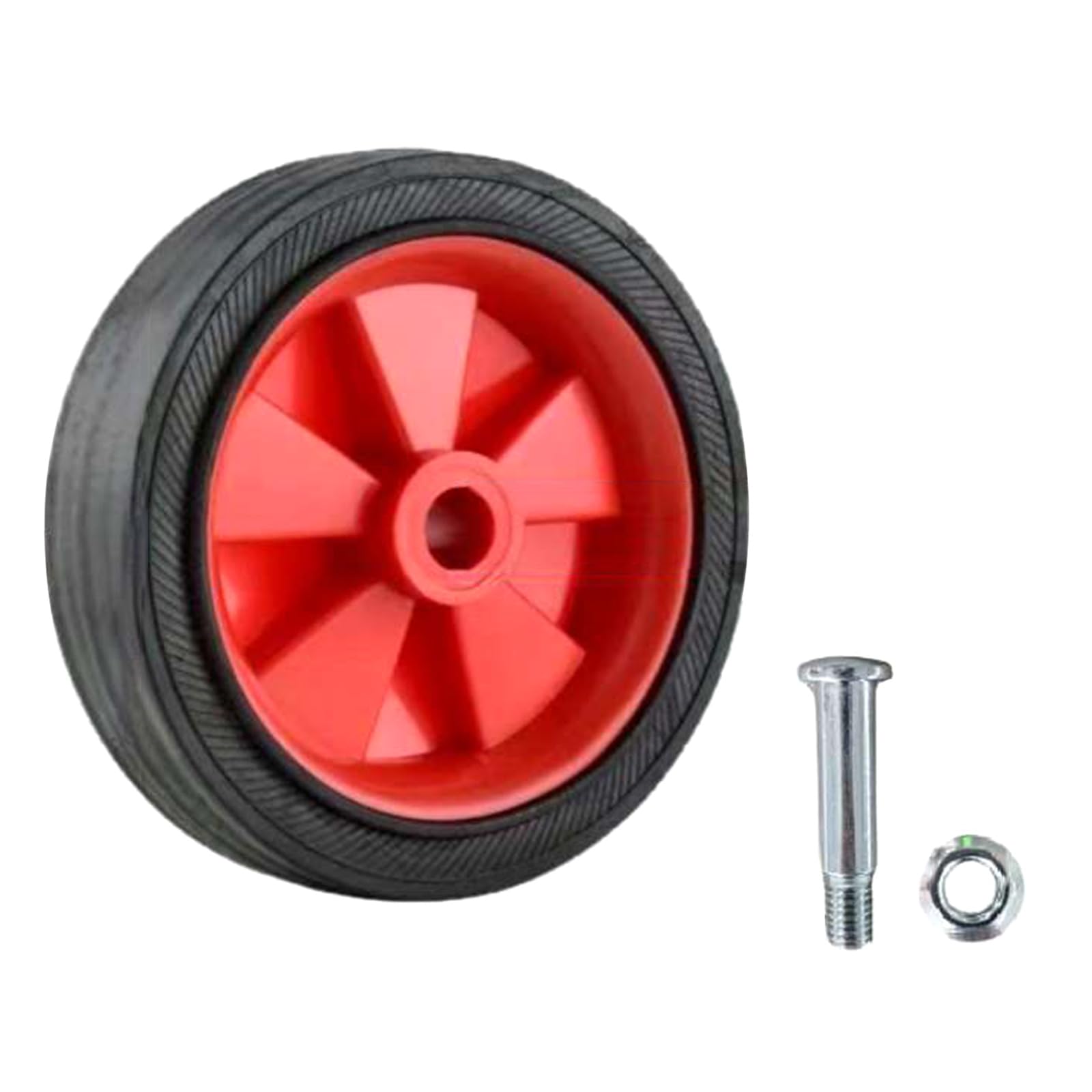 Industrial Noise Reducing Industrial Grade Air Compressor Casters Replacement Wheel Shock Absorption 5inch / 6inch Oil Less Machine Casters Wheel