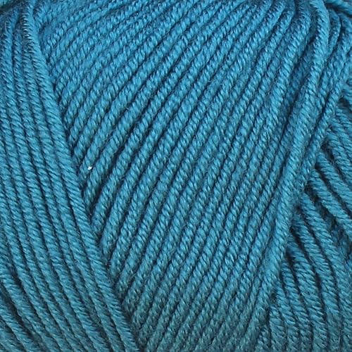 Image of Baby Dream Soft Yarn - 100% Acrylic, Premium Anti-Pilling, 3.5 oz (100g), 273 yds - Soft Yarn for Crochet and Knitting Projects (Peacock)