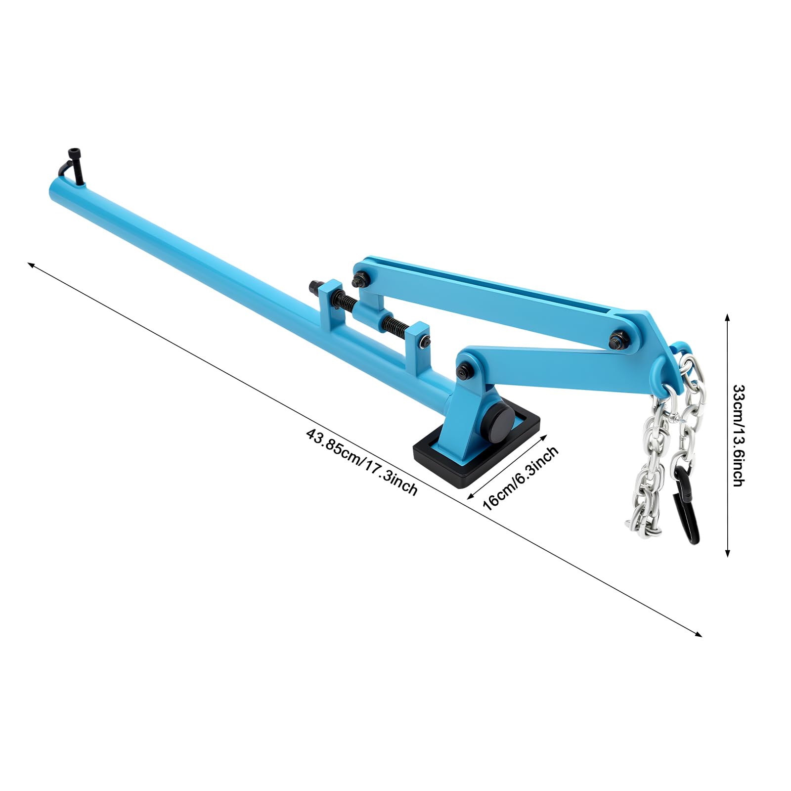 Herramienta de palanca de brazo de suspensión,Herramienta de palanca para coches Separador Chasis Coche Reparación Automotriz,Altura de sujeción 65-265 mm Fuerza de tracción máxima 500 Kg