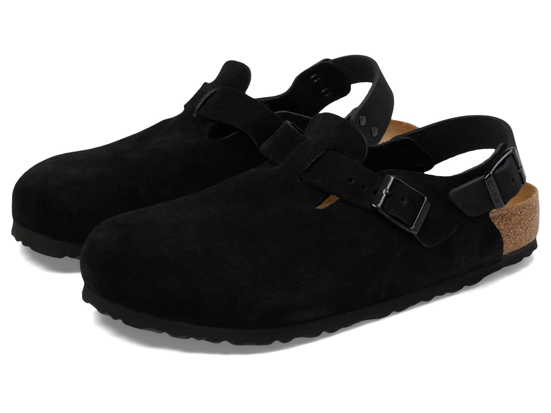 Birkenstock Unisex Tokio - Suede Black EU 39 (US Men's 6-6.5, Women's 8-8.5) Narrow