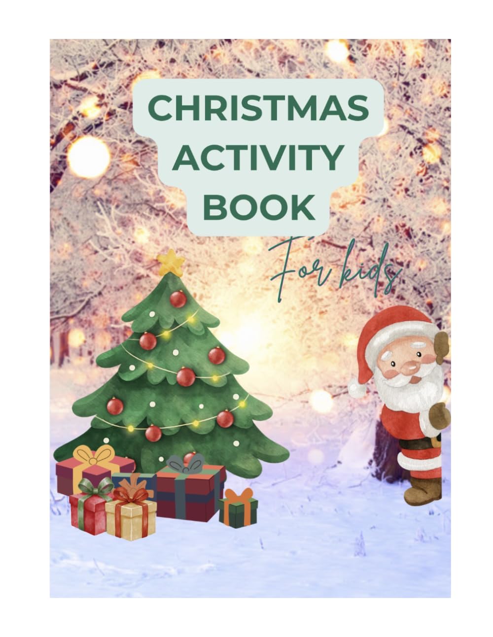 Christmas Activity Book for kids age 4-7