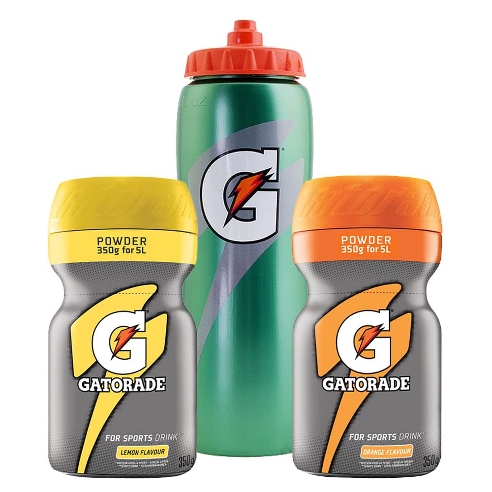 AmazingAmerica Gatorade Pulver Set Je 350g Orange & Lemon Powder