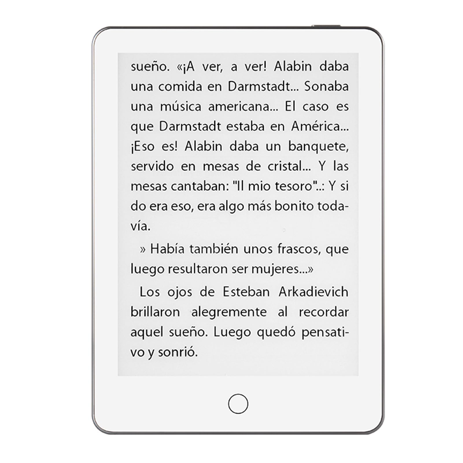 6-Zoll-E-Book-Reader mit Hochauflösendem Bildschirm und Integriertem Leselicht für unterwegs. Klares Display mit 300 DPI (White)