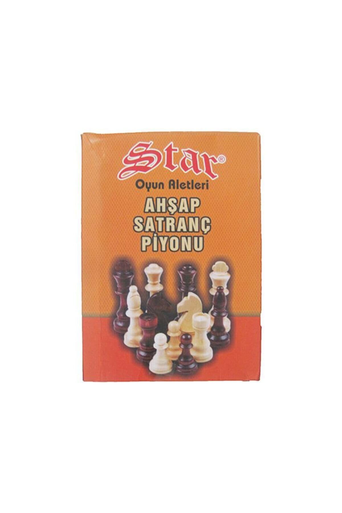 Star Oyun Star Satranç Piyonu Ahşap No:3