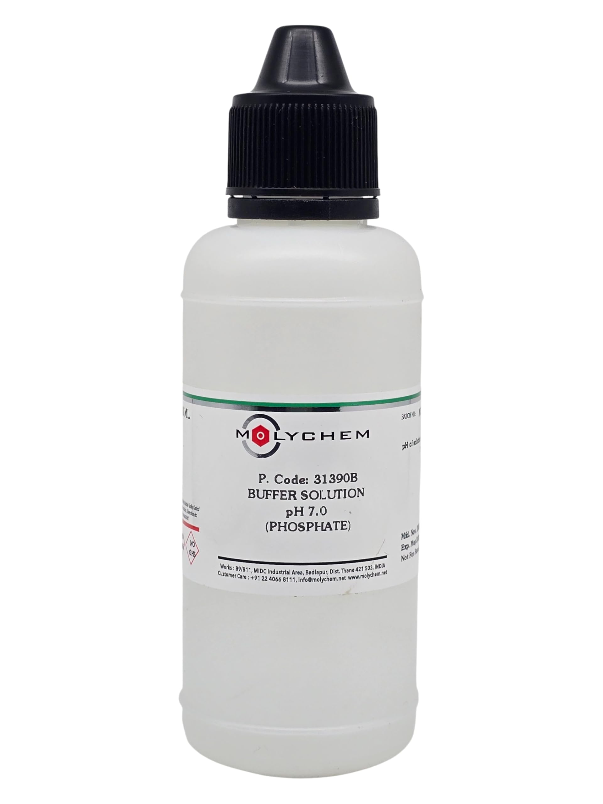 MOLYCHEM Buffer Solution 100ML pH 7, Laboratory Grade, Colourless Liquid-image-27