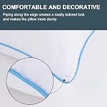 Favorland Pillows King Size Set of 4, Bed Pillows for Sleeping 4 Pack, Cooling Supportive Hotel Pillows with Premium Soft Down Alternative Fill for Side Stomach and Back Sleepers