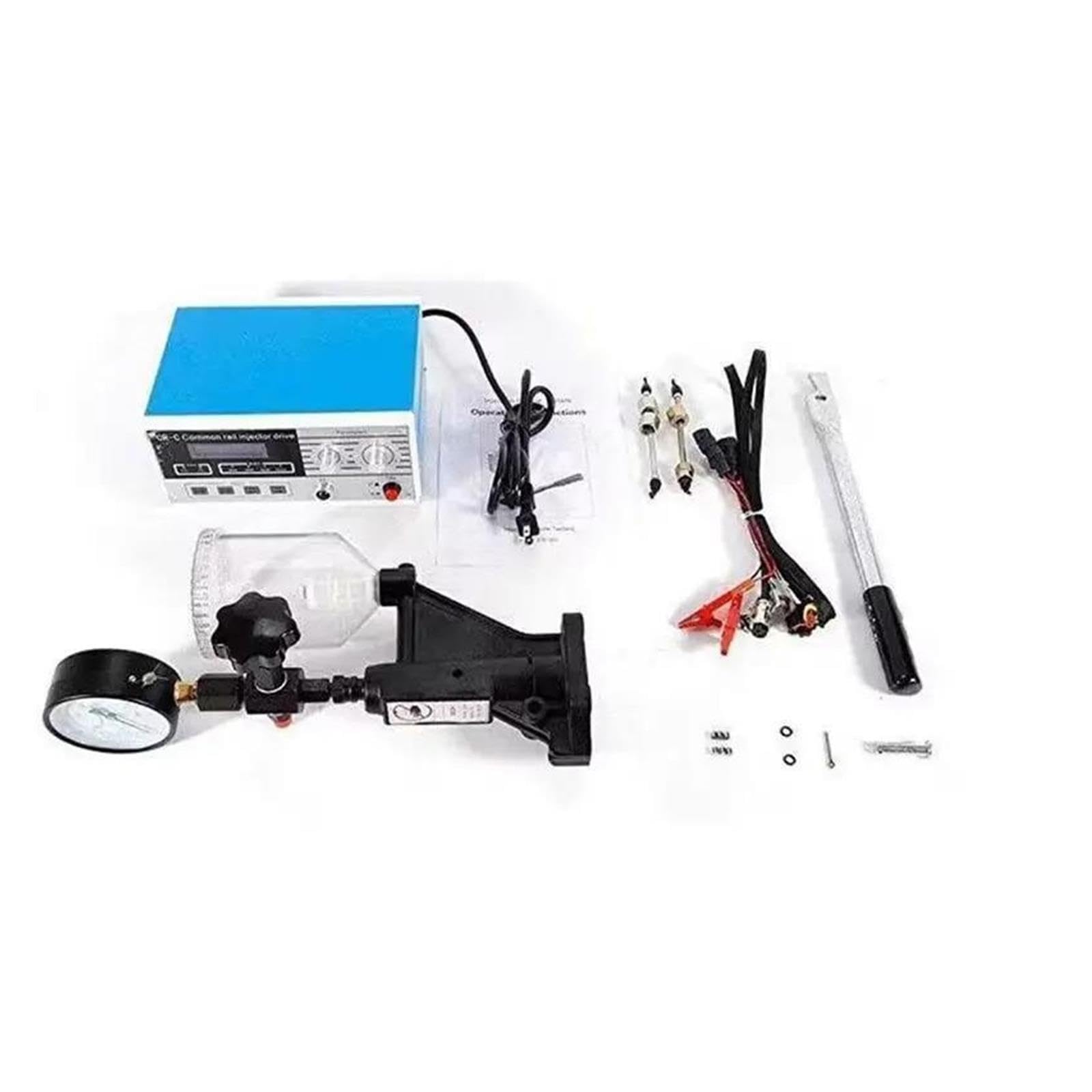 CR-C Tester per iniettori Common Rail diesel multifunzionale + validatore ugelli S60H, set di strumenti per tester per iniettori Common Rail Per principianti fai da te