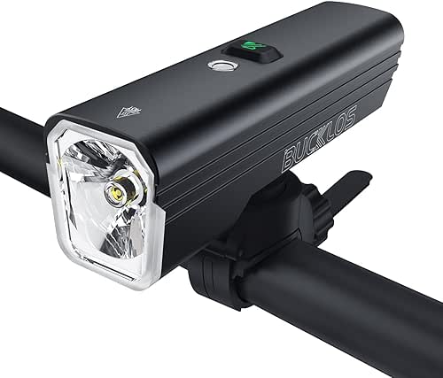 BUCKLOS 1000/1500/2000 Lumens Ultra Bright Bike Lights for Night Riding,