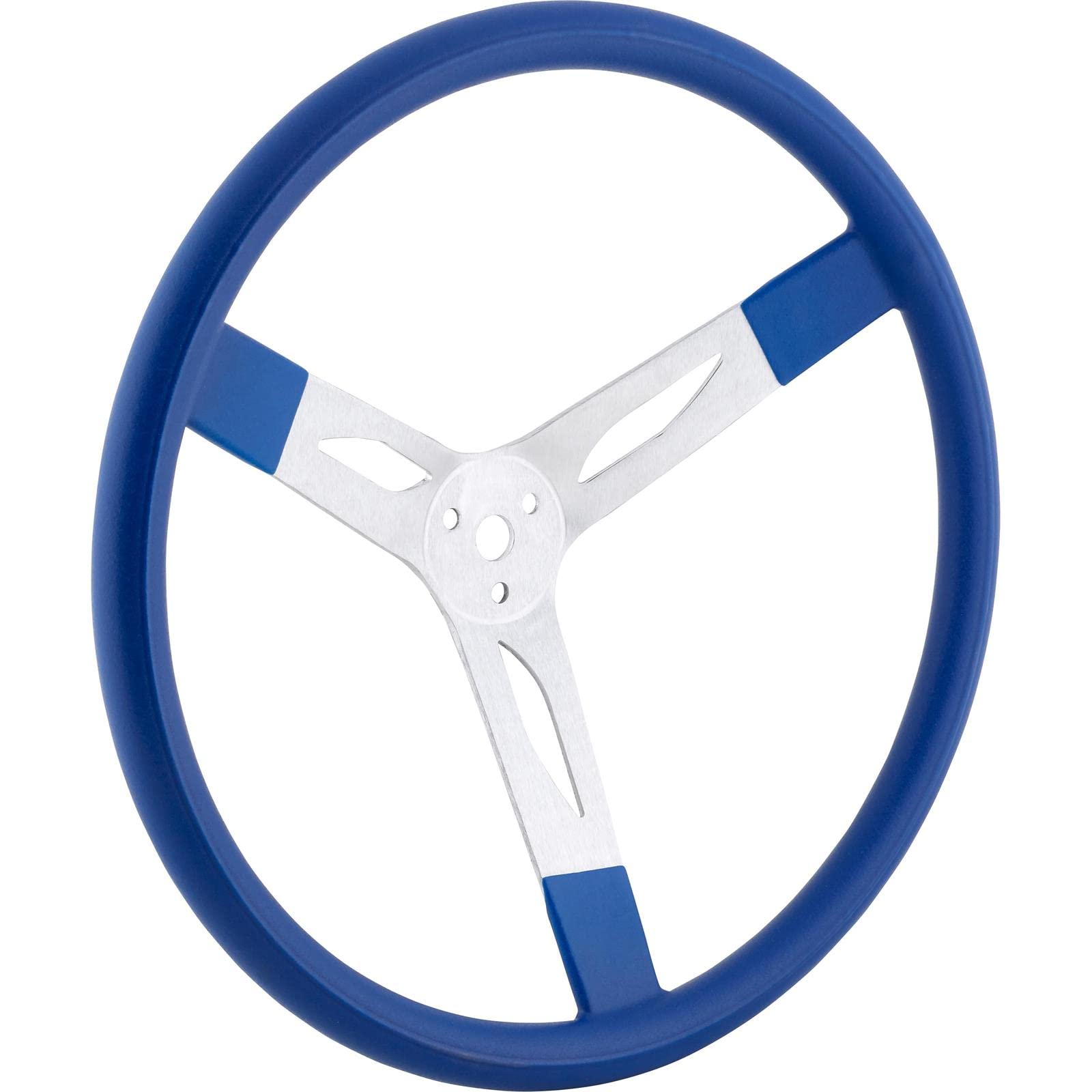 Amazon.com: 17 Inch Blue Cushioned Alum. Steering Wheel, 3 Dish, 3