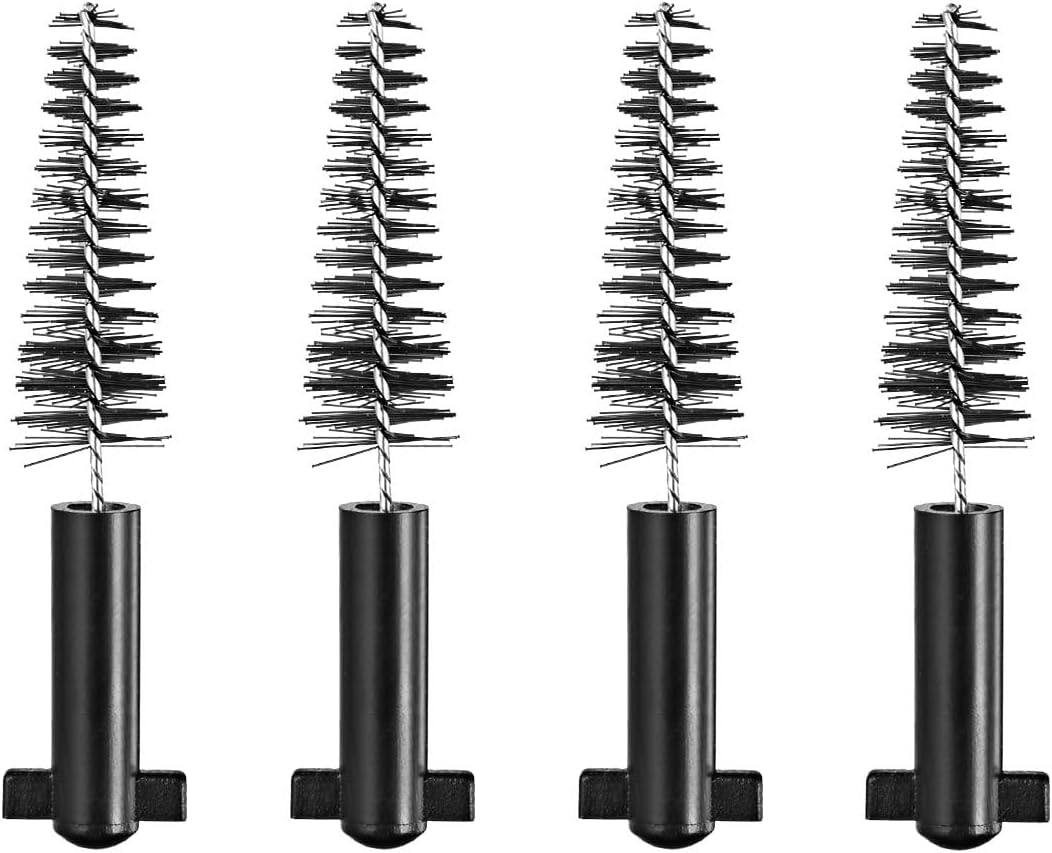 Curaprox Interdental Brush Refills Carbon – Size S, Ultra-Fine Cone Shape for Gentle Cleaning of Narrow Gaps | 4-Pack | Swiss Made