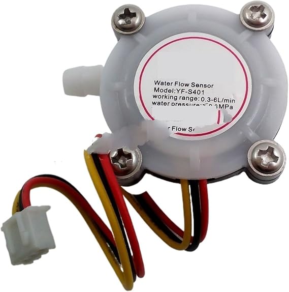 Garden Home Cold Water Meter Flow Sensor Switch Meter Flowmeter Counter Flow Indicator 0.1-5L/min YF-S401 White G1/4