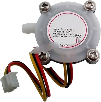 Garden Home Cold Water Meter Flow Sensor Switch Meter Flowmeter Counter Flow Indicator 0.1-5L/min YF-S401 White G1/4