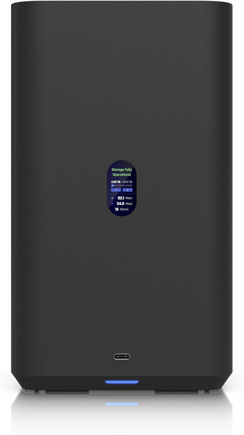 Ubiquiti UNAS 2 UniFi 2-Bay Network Attached Storage - Black (UNAS-2-B)