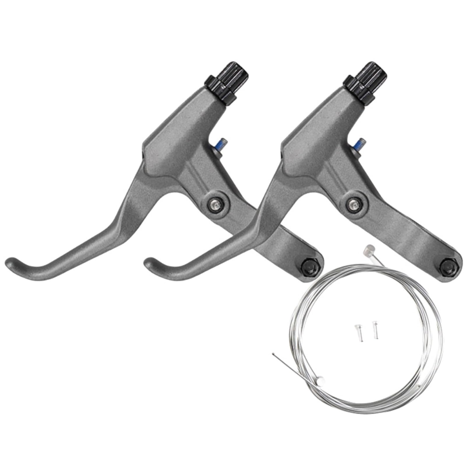 Generico Leve Freno Bici Leggere in Lega di Alluminio for Biciclette MTB Disponibili in Nero Argento Grigio