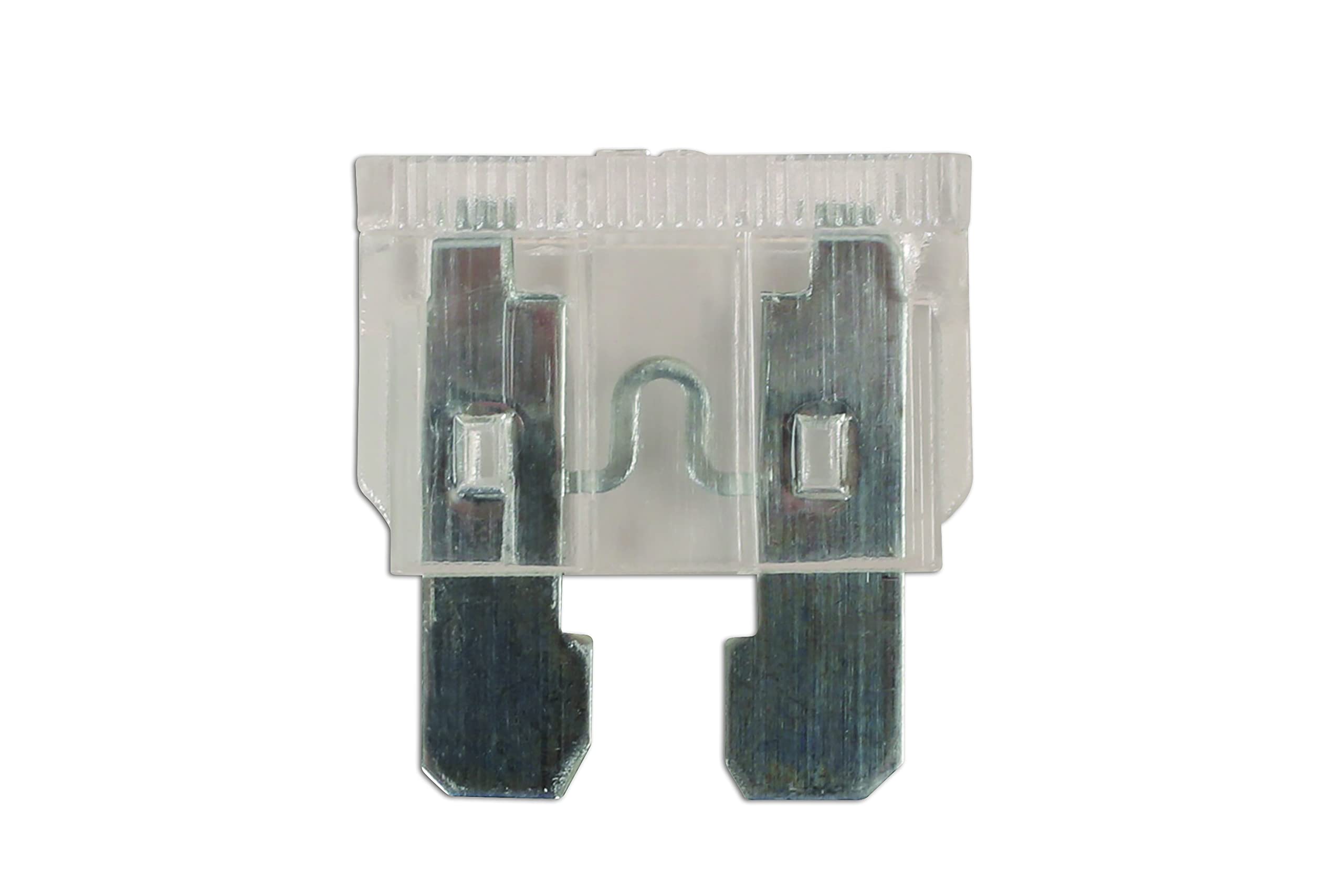 CONNECT 30420 Auto Blade Fuses 25A Clear 50Pcs Standard Tin Plated Zinc Alloy