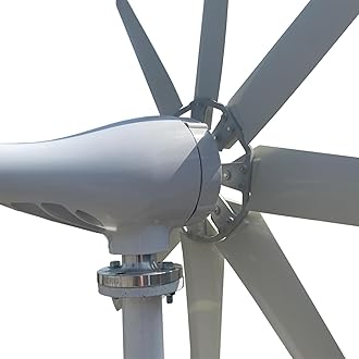 Eastnmythet 12000W Wind Power Turbine Generator, 8-Blade Windmill Power Generator with Controller, Wind Generator for Home Use,12000W-48V